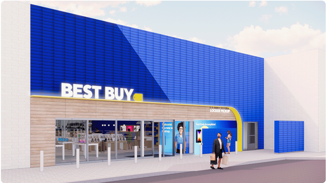 Best Buy mockup store
