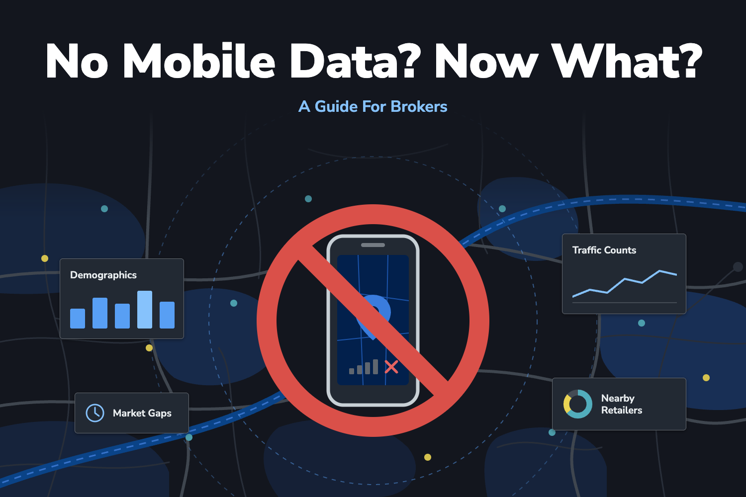 Retail site analysis without mobile data