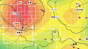Sample map made in REGIS Online